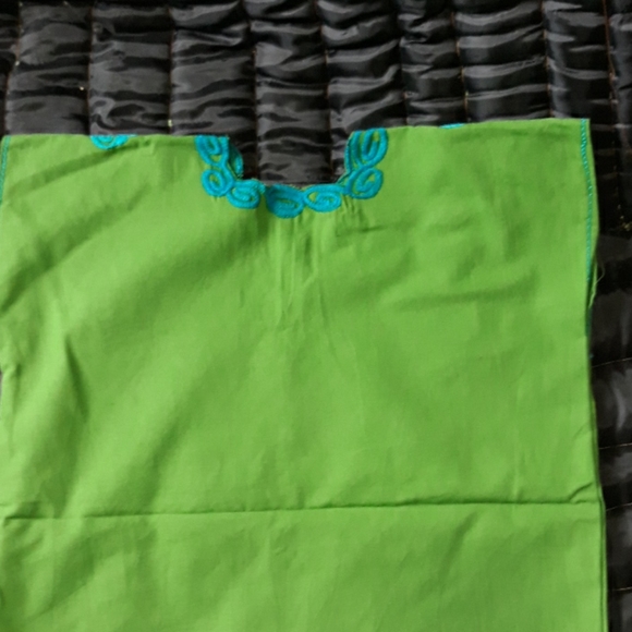 Embroidered Mexican Cotton Blouse - Picture 5 of 6